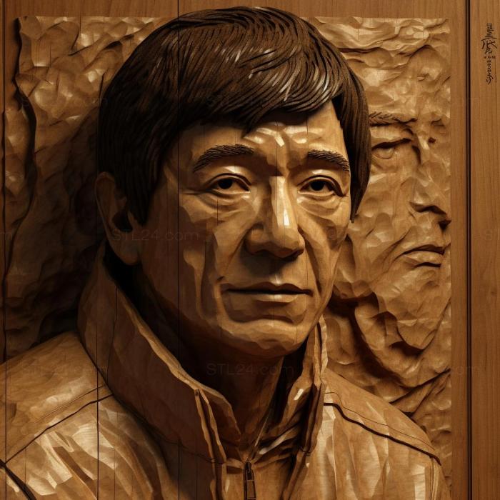 Famous (Jackie Chan 2, 3DFMS_7225) 3D models for cnc